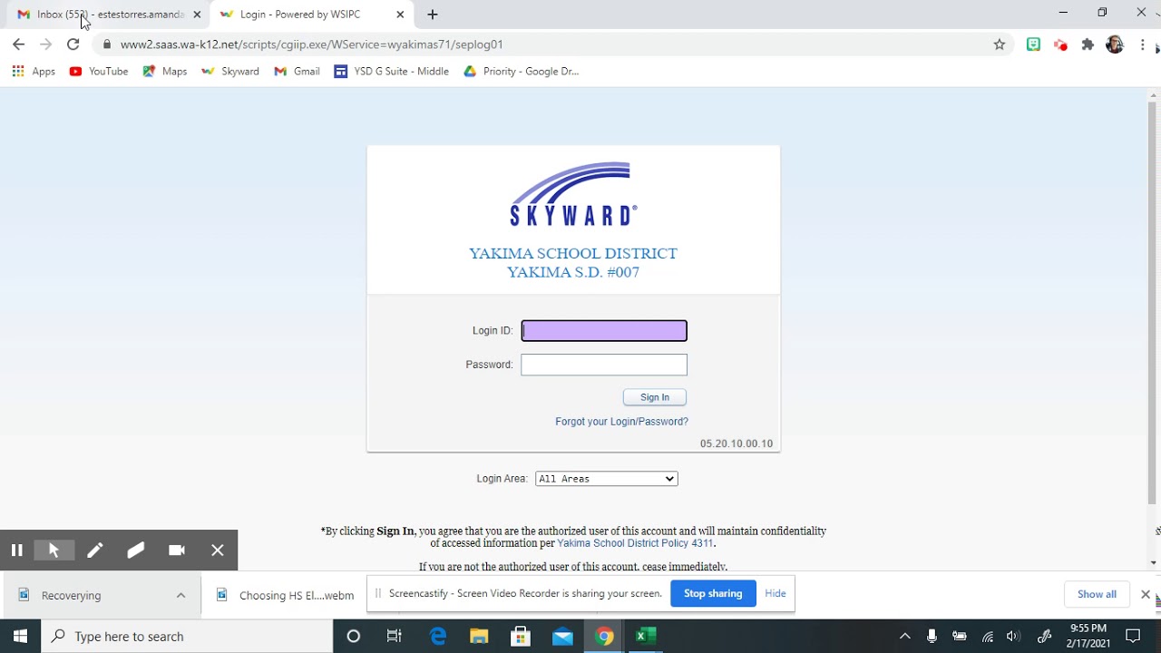 Recovering Skyward Login English YouTube Recovering Skyward Login English YouTube