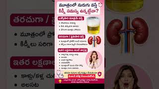 మూత్రంలో నురుగు రావడం ప్రమాదకరమా?