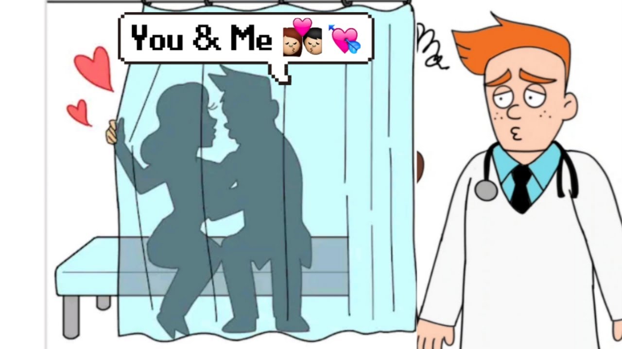 Draw Happy Clinic - All Levels 1-50 ANSWERS -Crazy Fun Drawing Puzzles Android Gameplay Walkthrough