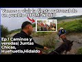 Así se trasladan en los pueblos|Ríos, caballos.