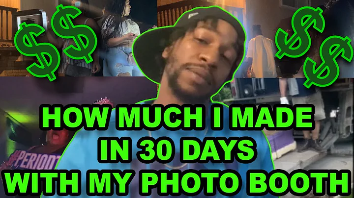 HOW MUCH I MADE MY FIRST 30 DAYS IN THE PHOTO BOOTH BUSINESS WITH MY 360 PHOTO BOOTH