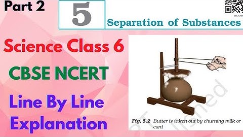 Separation of Substances | Chapter 5 | Part 2 | Science Class 6 | CBSE NCERT | Explanation in Hindi