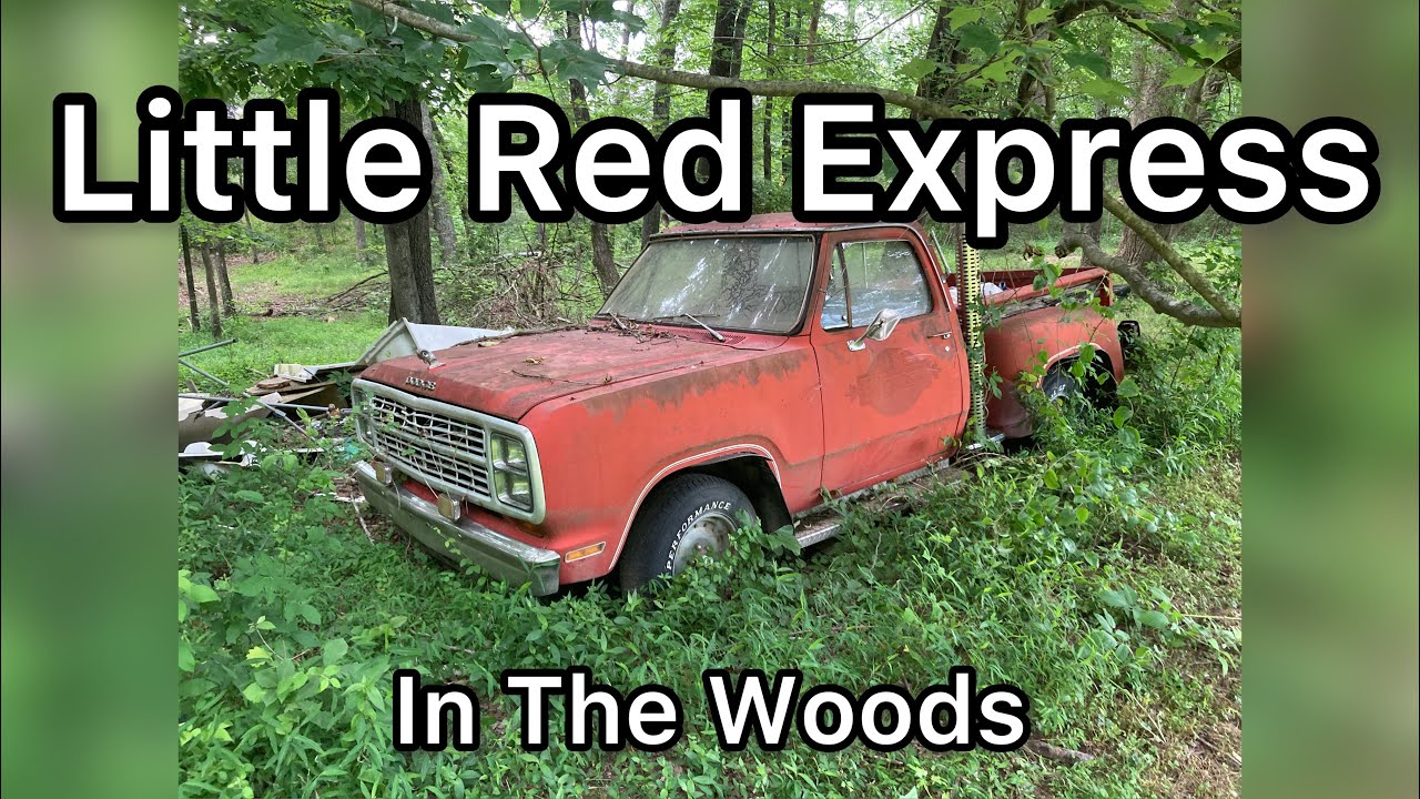 A Real Little Red Express Dodge D150 In the Alabama Woods 1 of 5118