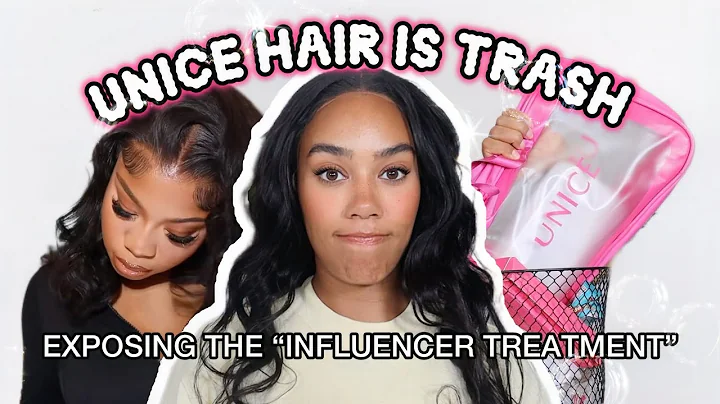 UNICE HAIR...It's Still Trash! 'Pre-Everything' Glueless Wig Review (THEY RESPONDED TO MY VIDEO!)