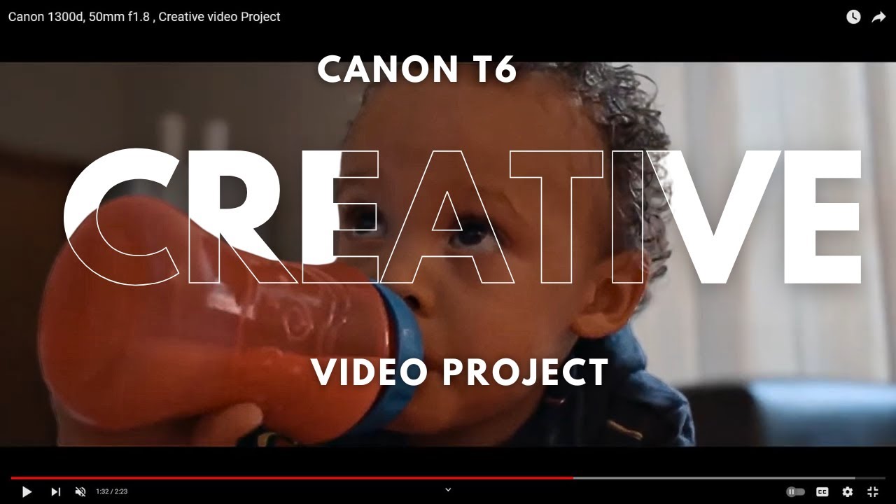 Cinamatic video Canon T6, 50mm f1.8
