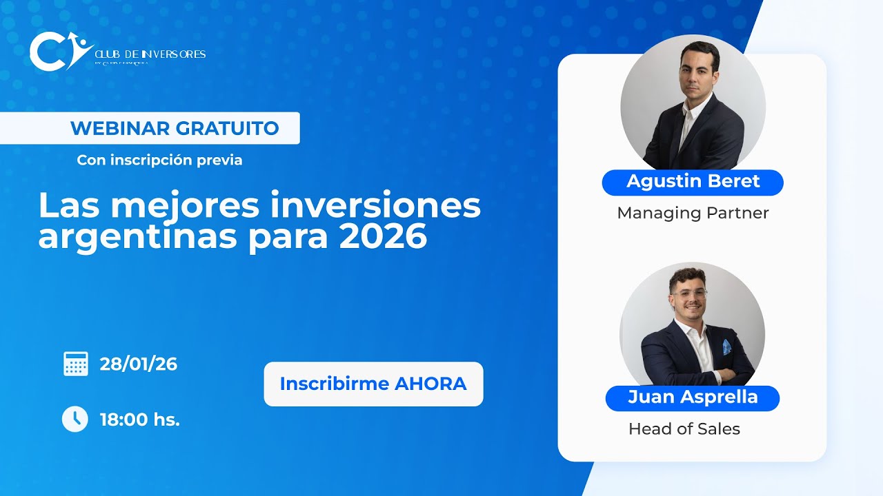 Webinar: Las mejores acciones argentinas para 2026