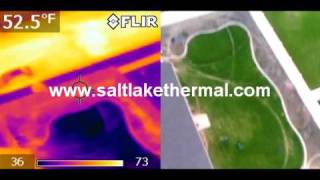 Aerial Thermal Imaging from a drone with a modified FLIR i7 camera. Multi rotor UAV Thermography