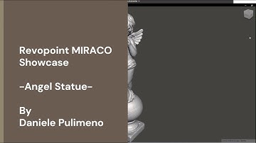 Revopoint MIRACO 3D Scanning Showcase - Angel Statue - shown in MeshMixer