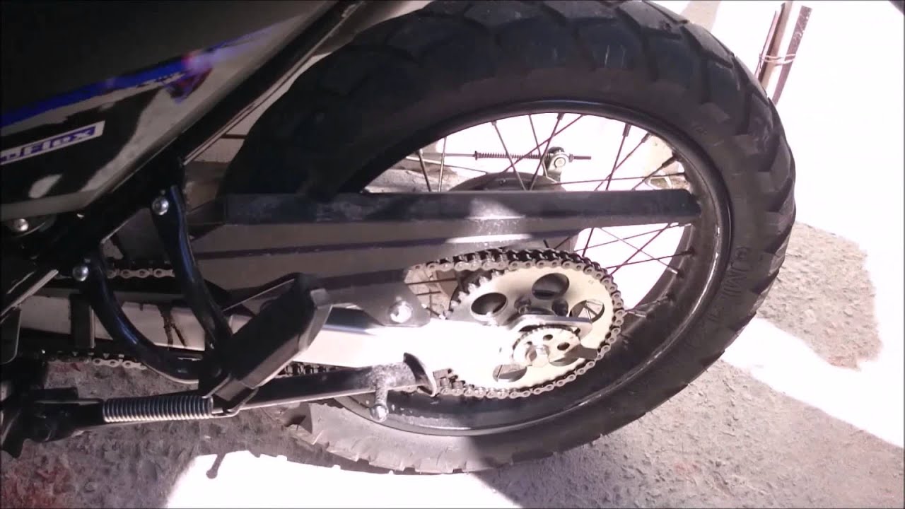 Kit relação Coroa 45 dentes + corrente D.I.D na Xtz Crosser 150