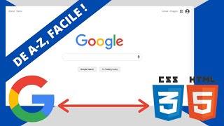 Créer le CLONE de Google en HTML & CSS 💡