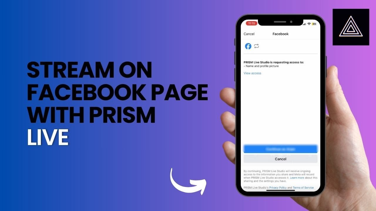How to Stream on Facebook Page with Prism Live - YouTube