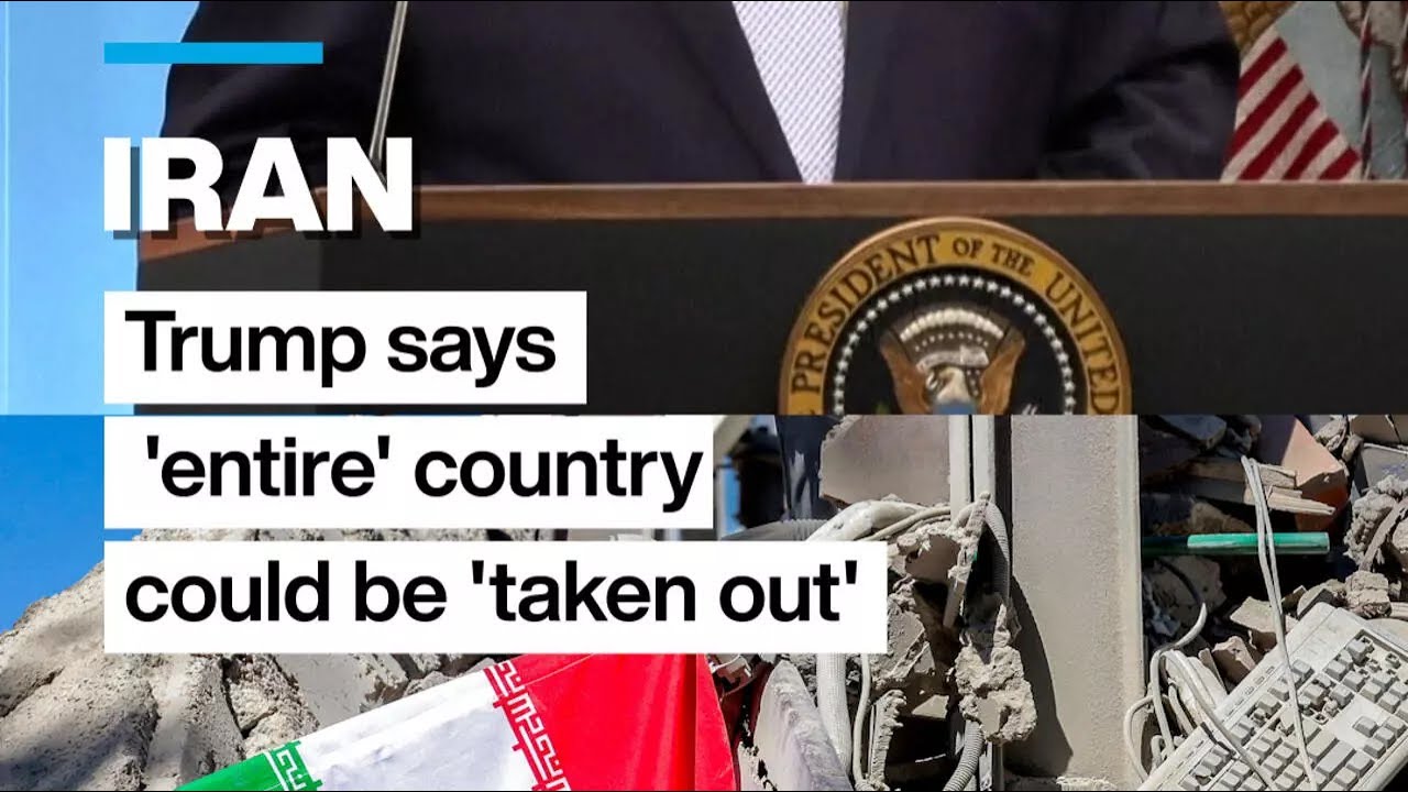 Trump threatens to take out Iran in 'one night' as deadline looms • FRANCE 24 English 