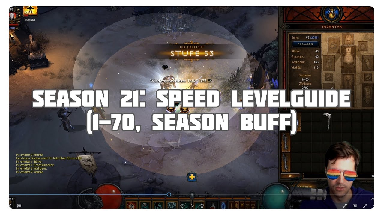 Diablo 3 Levelguide für Season 21 (170, Patch 2.6.9, Season Buff