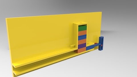 motion simulation in solidworks | How to model feeder motion ?