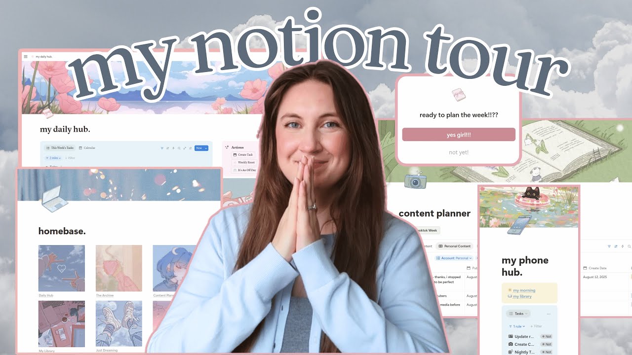 My Notion Tour | Simple, Aesthetic Life Dashboard in Notion Walkthrough!!!