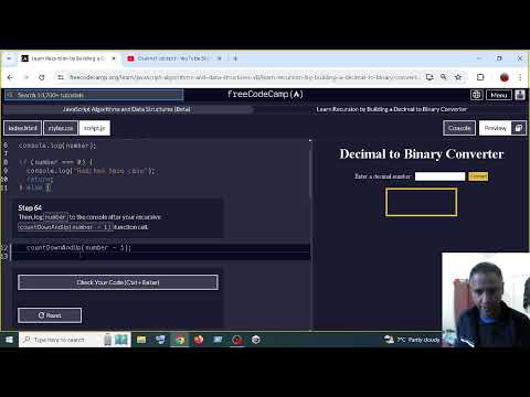 Learn Recursion by Building a Decimal to Binary Converter step 64