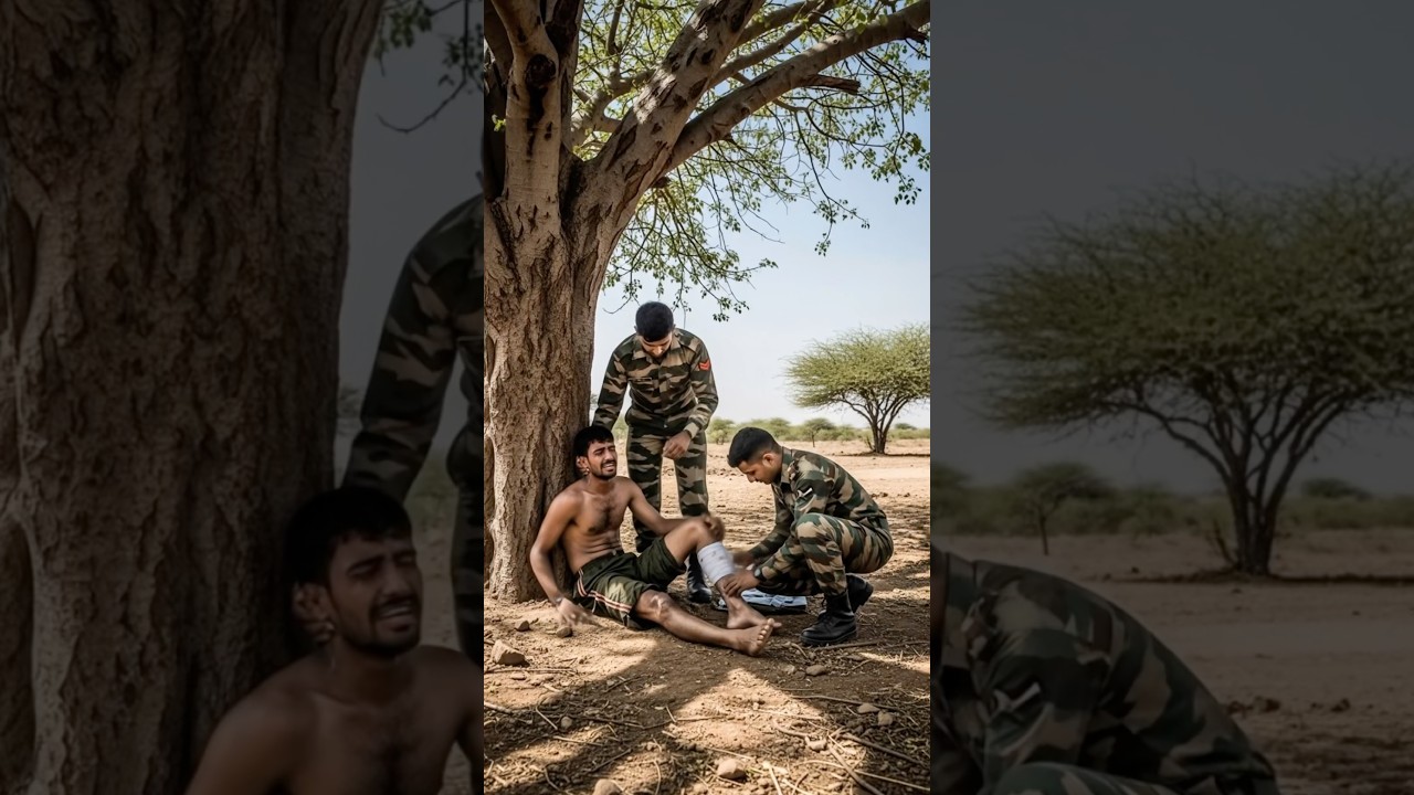 Real Indian Army Soldier Injured in Battle 💔 | Heart-Touching Rescue Mission 8K Cinematic 