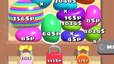 Blob Merge 3D  (Unlocked 256Sp) - All Levels iOS Android 2048 Gameplay #devagamezone #blobmerge3d