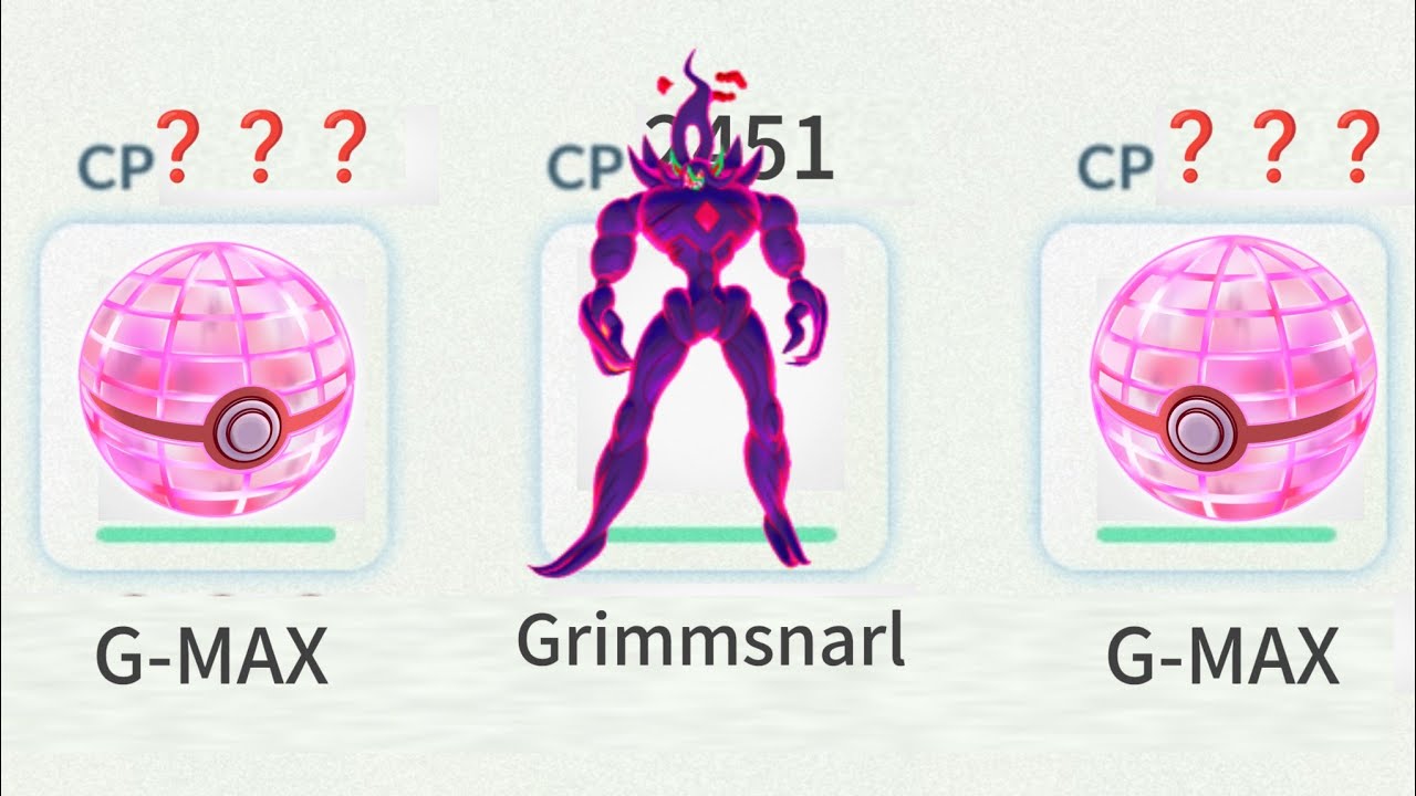 😈 GYGANTAMAX GRIMMSNARL G-max raid in Pokemon go G-MAX VS G-MAX in Pokemon go