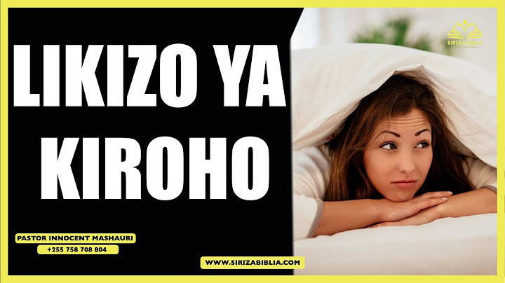 #LIVE: VIPI KUHUSU LIKIZO YA KIROHO!!!! // Maarifa ya kiMungu