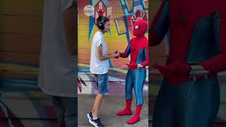 Teen with autism meets his Disney idols #disney #shorts #autism