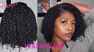 Defined Wash N Go | Type 4 Natural Hair