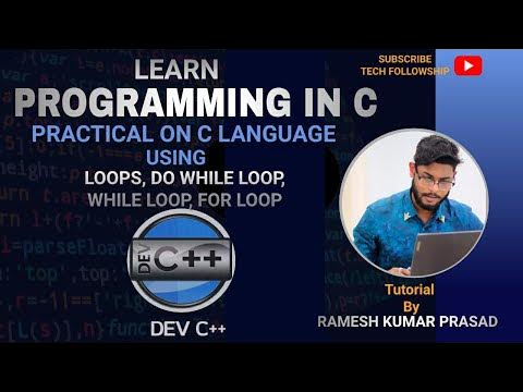 Learn Programming in C || How to Print a C programe in Dev C++ || Basic ...