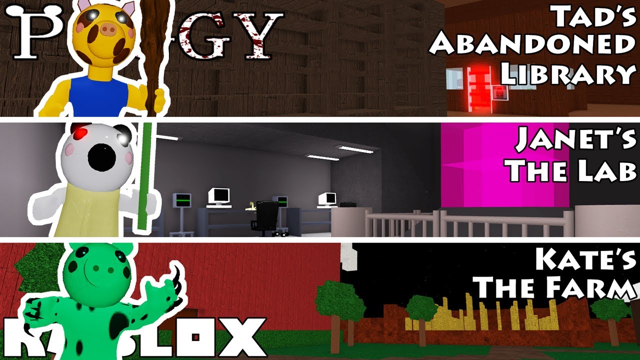 3 New Scary Piggy Maps In Build Mode Roblox Youtube - kate and janet roblox piggy