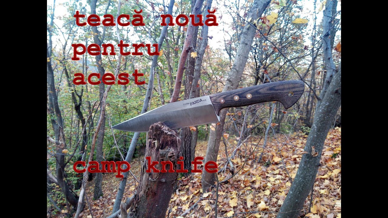 teaca noua pentru camp knife