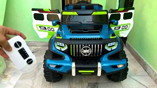 Heavy Duty 4X4 Rc Jeep Unboxing Testing Remote Control Ride On Jeep