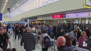 Long lines persist Friday, one of BWI’s busiest travel days so far this year