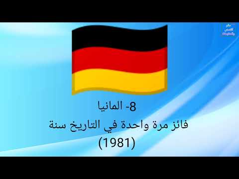 ترتيب الفائزين بكأس العالم تحت 20 سنة