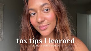 GRWM: TAX TIPS FOR ADULT CONTENT CREATORS 💕
