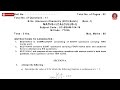BSC HONS 1ST SEM CHEMISTRY MATHS 1ST CALCULUS 1ST NOV 2019 | PTU