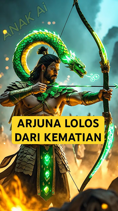 Mahabarata : Ketika Arjuna Diselamatkan oleh Krisna dari Kematian  #mahabarata #arjuna #karna #short