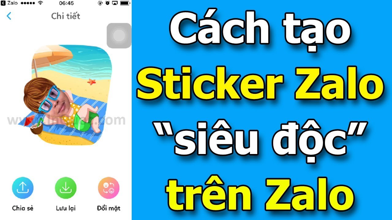 โหลด สติ ก เกอร์ facebook  2022 Update  Hướng dẫn tạo bộ Sticker Zalo cá nhân siêu độc và không đụng hàng trên iPhone mới nhất