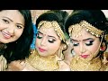 New Half cut crease eyes bridal makeup look ||Kryolan supra step by step (Hindi )