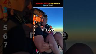 Most Dangerous Skydiving Jumps Ever! 😱 #shorts