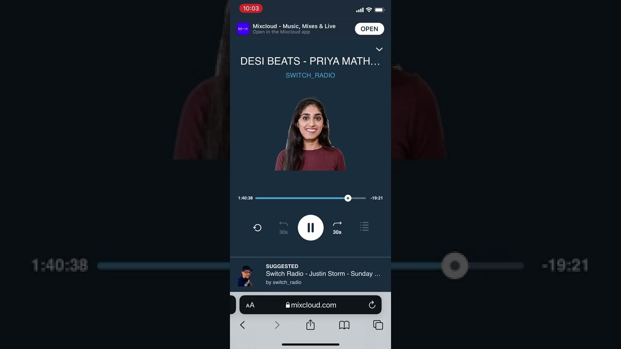 Switch Radio Interview With Priya Matharu