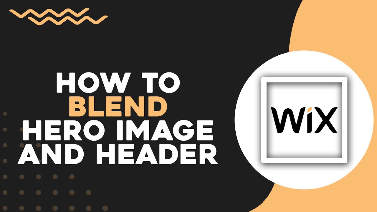 Как объединить главное изображение и заголовок в Wix (самый простой способ)