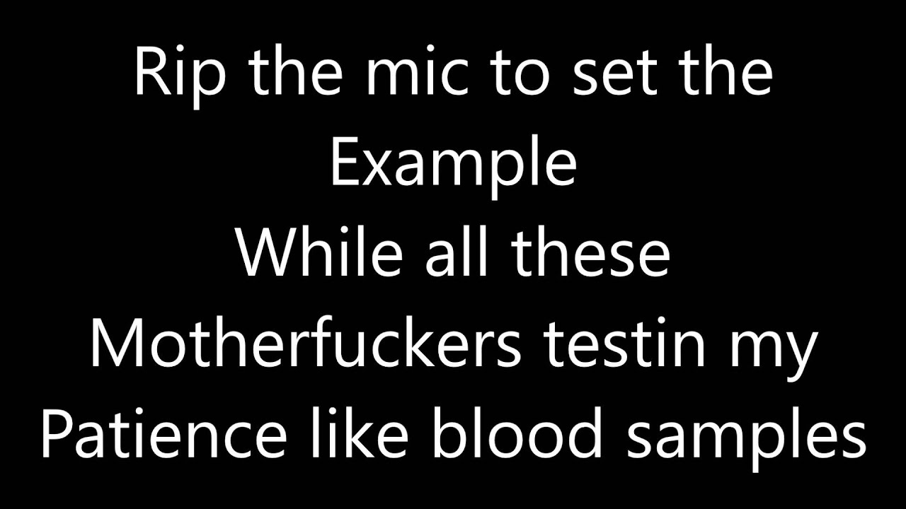 Logic: Dead presidents III (Lyrics on screen)