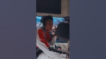 NBA YoungBoy in the studio