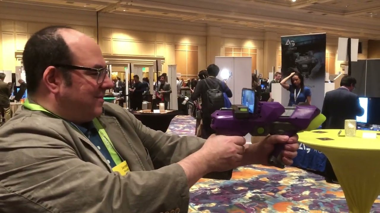 CES2018: My apologies to MergeVR when I said this was foam - it is solid!