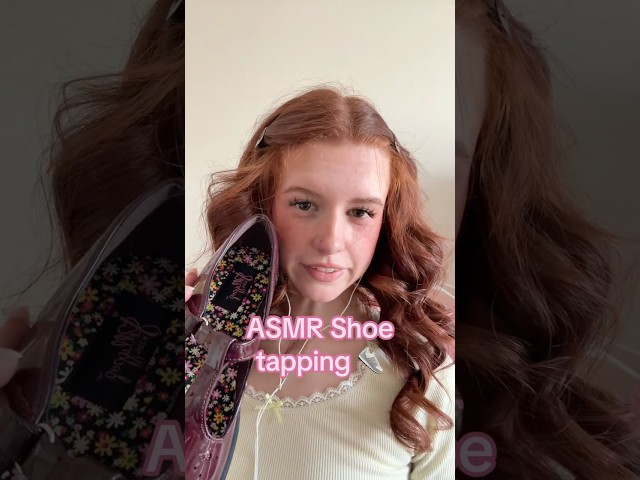 ASMR l Shoe tapping 👟 #asmr #visualtingle #tapping #tappingasmr