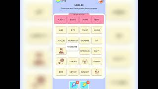 Word Merge Level 50 Solution Answer Walkthrough