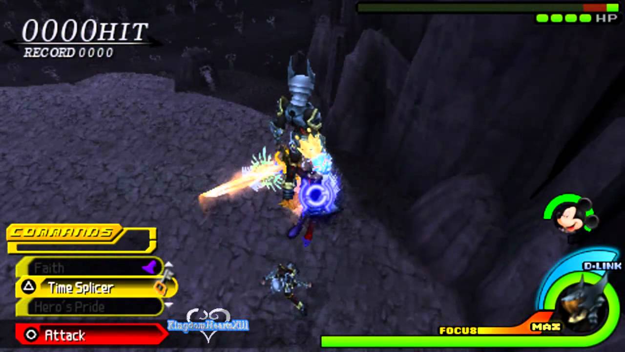 KHBBS:FM Ventus And Mickey Vs Dark Ventus (Battle Hacked) HD