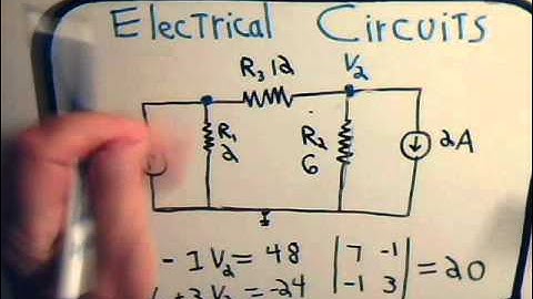 Electrical Circuits Video 29: Nodal Analysis - Format Approach Introduction & Example #1 Part B