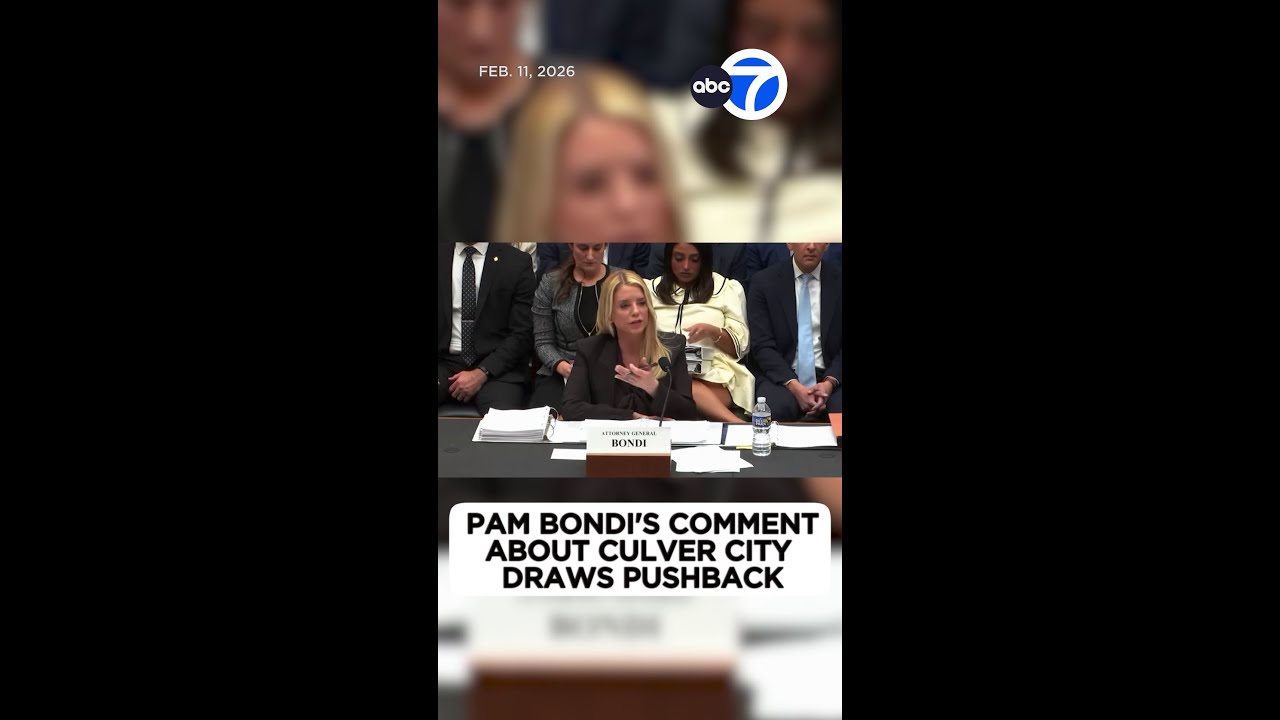 Pam Bondi's comment about crime in Culver City draws pushback