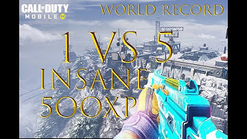 New Fastest 1v5 in CODM (2 27s)Now Way/Call of Duty