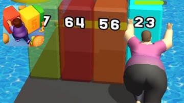 Fat Pusher Gameplay Level 33 - 38 (Android / iOS)